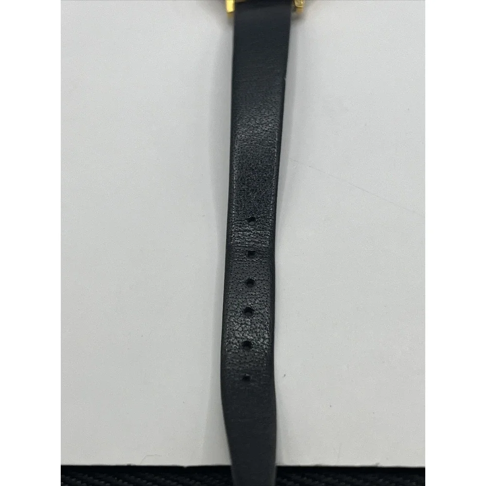 Oswalt Restaurant Supply Women's Quartz Watch‎ Black Leather Band- New Battery